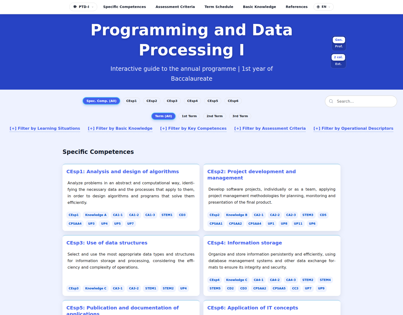 Image of the subject Programming and Data Processing I