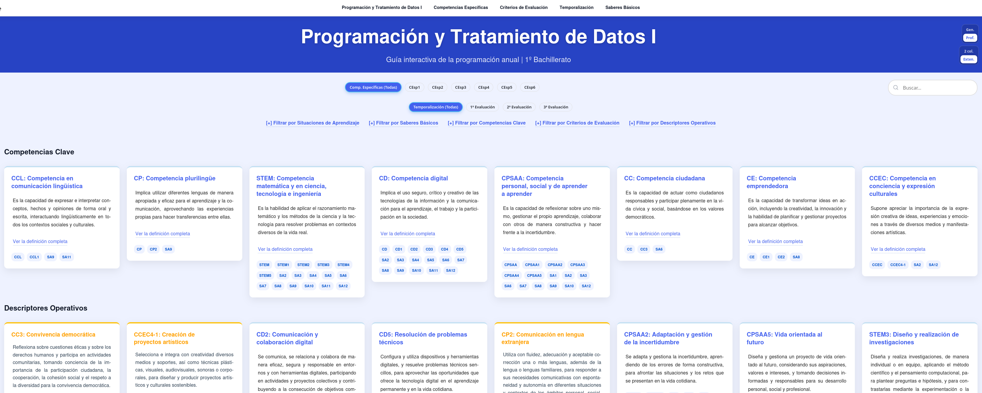 Imagen de la materia de Programación y Tratamiento de Datos I