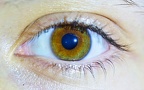 ojo izquierdo de Andrea