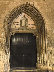 Portal Gòtica de mitjans del segle XV, Nostra Senyora de la Gloria